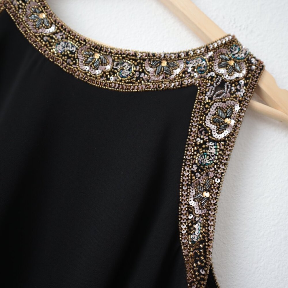 Aidan Mattox Beaded Cocktail Dress | 10